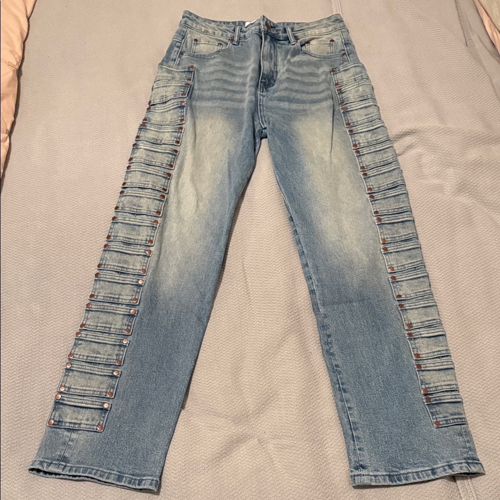 Men's Werther’s Blue Straight Jeans w/ Side pocket Detail 1of 200 pairs rare